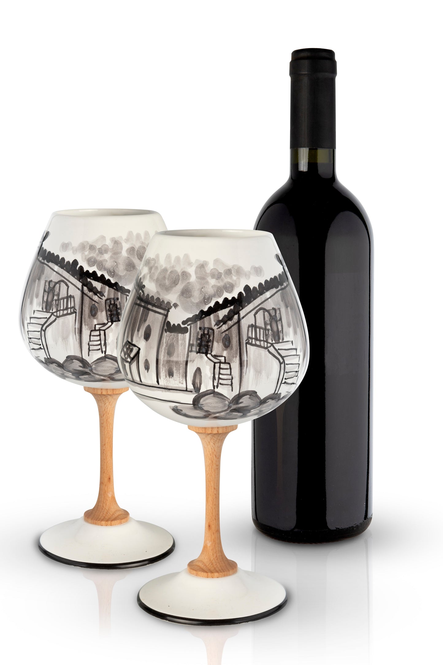 Calice Paesaggio antico