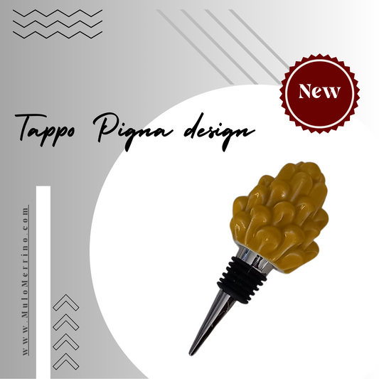 Tappo Pigna Design Giallo