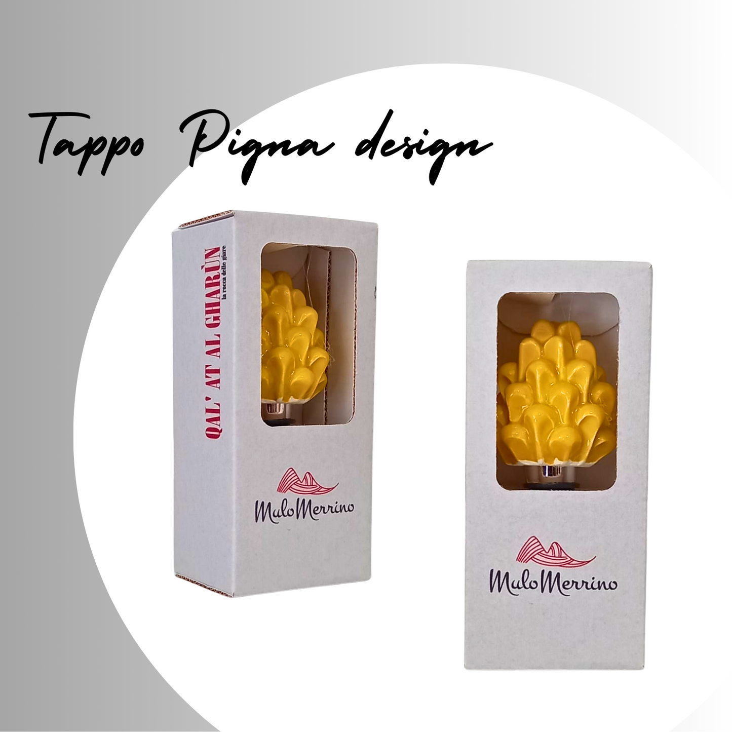 Tappo Pigna Design Giallo
